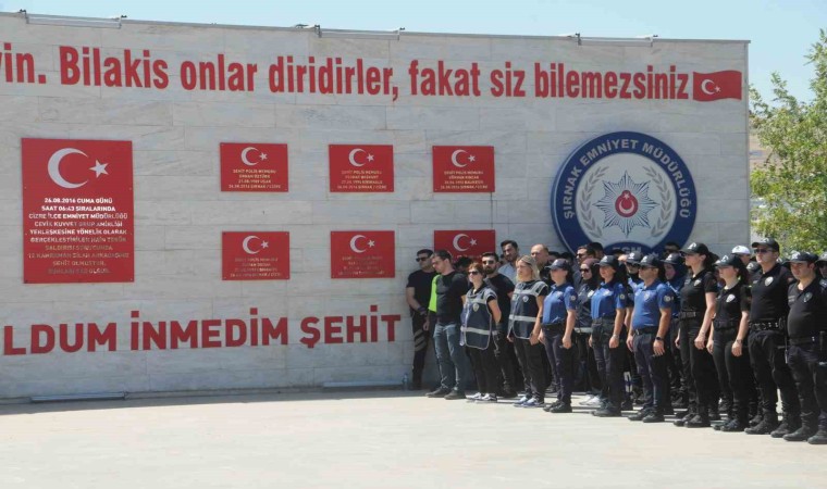 Cizrede 8 yıl önce PKK saldırısında şehit düşen 12 polis anıldı