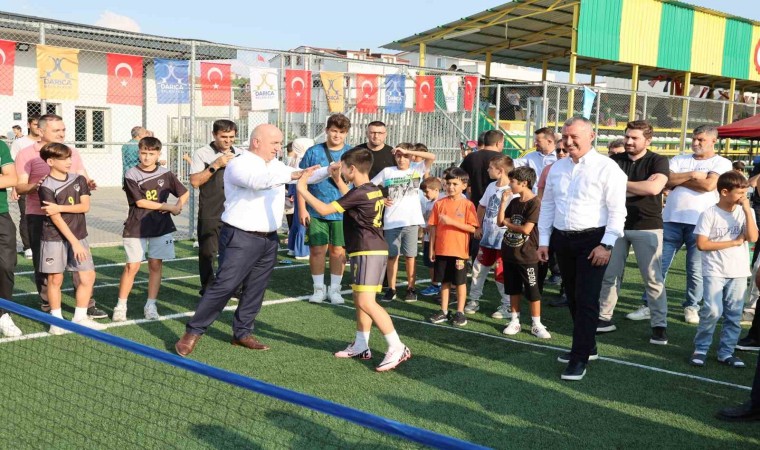 Darıcada yaz spor okulları şenlik ile sona erdi