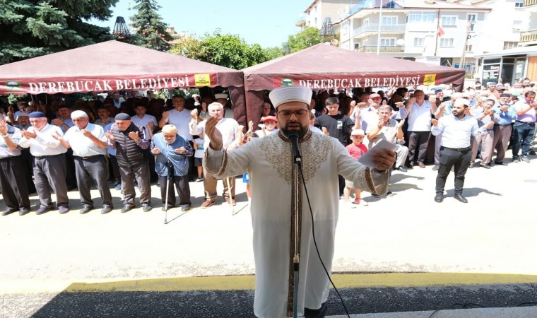 Derebucakta yağmur duası yapıldı