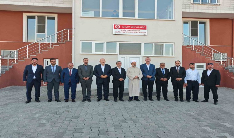 Diyanet İşleri Başkanı Erbaştan, Şehit Eren Öztürk Külliyesine ziyaret