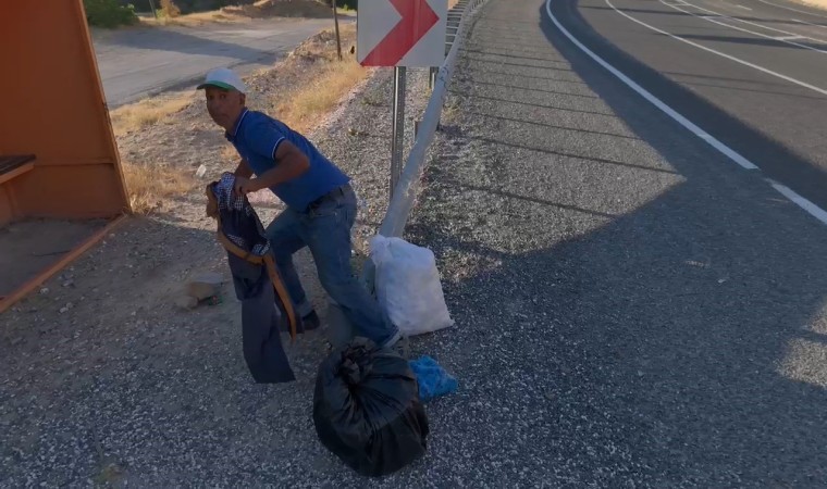 Drondan kaçan şahsın tepkileri görenleri güldürdü