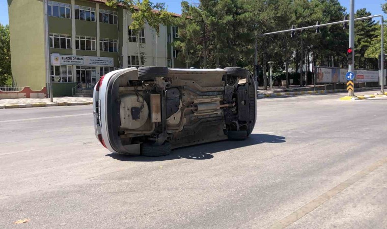 Elazığda trafik kazası: 1 yaralı