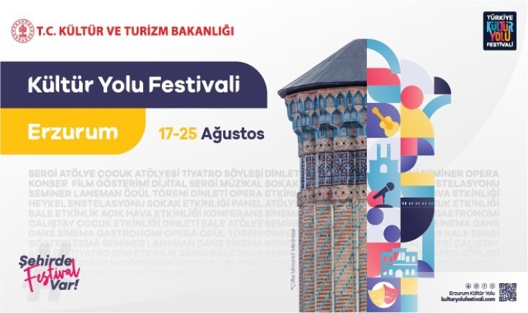 Erzurum Kültür Yolu Festivali 17 Ağustosta başlıyor