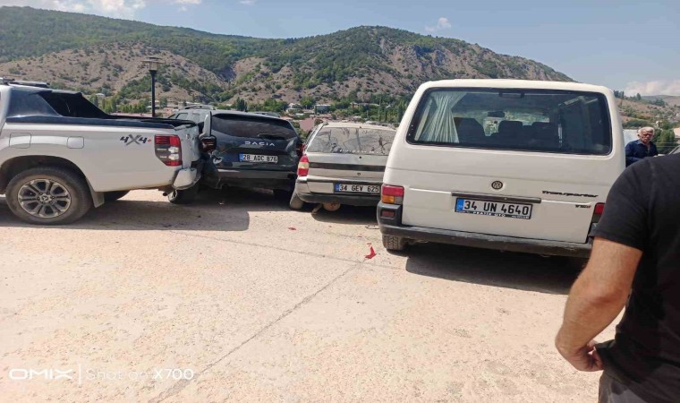 Giresunda zincirleme trafik kazası: 1 yaralı