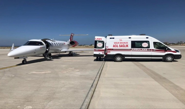 Kalp hastası 3 günlük bebek uçak ambulansla İstanbula sevk edildi