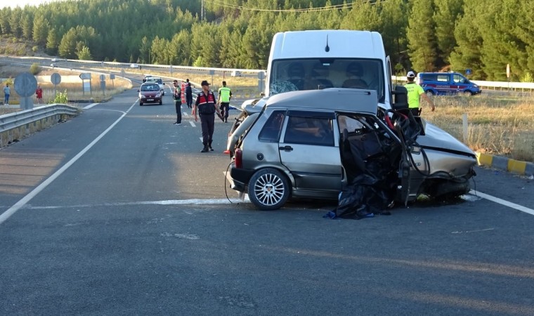 Karabükte trafik kazası: 1 ölü, 1 yaralı