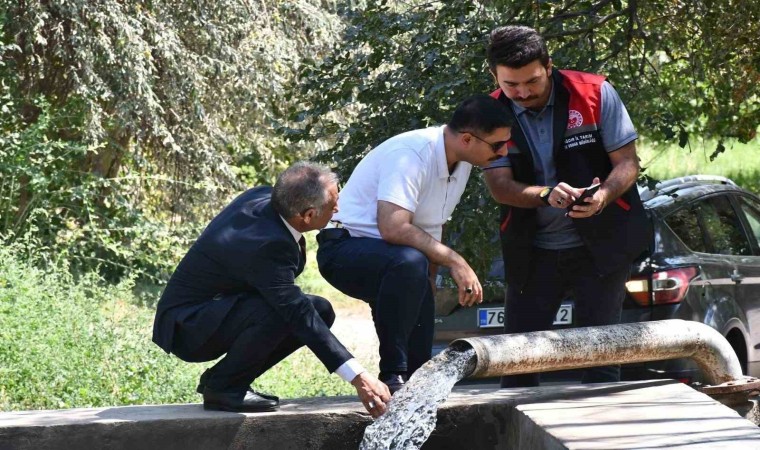 Kaymakam Aydın, ‘Aralık Millet Bahçesinde incelemelerde bulundu