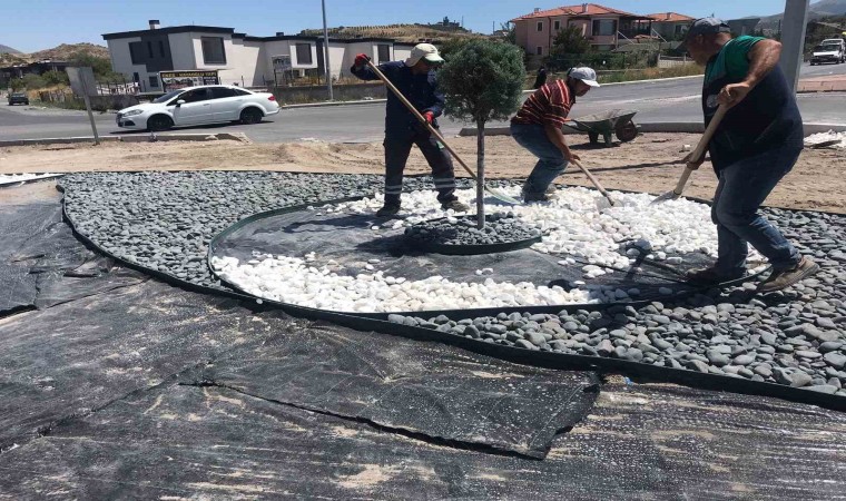 Kayseri Büyükşehirden kuru peyzaj uygulamaları