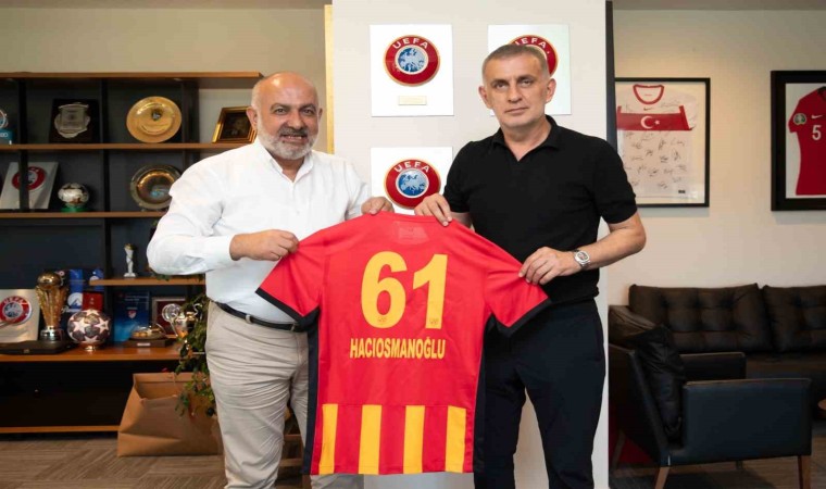 Kayserispor Başkanı Ali Çamlıdan TFFye ziyaret