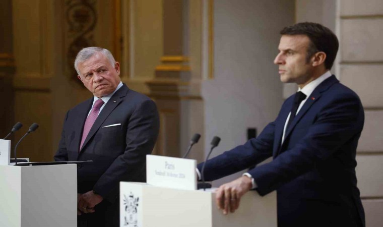 Macron ile Ürdün Kralı II. Abdullah, Orta Doğudaki durumu görüştü