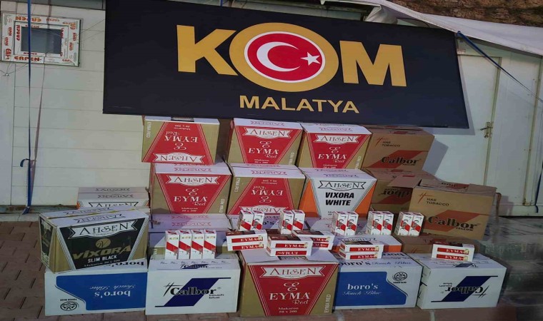 Malatyada 408 bin adet gümrük kaçağı makaron ele geçirildi