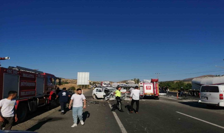 Malatyada feci kaza: 2 ölü 4 yaralı