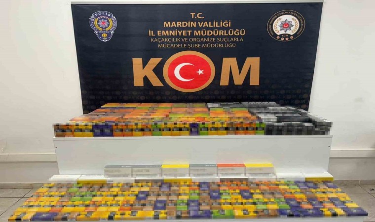 Mardinde 10 bin 540 paket kaçak sigara ele geçirildi