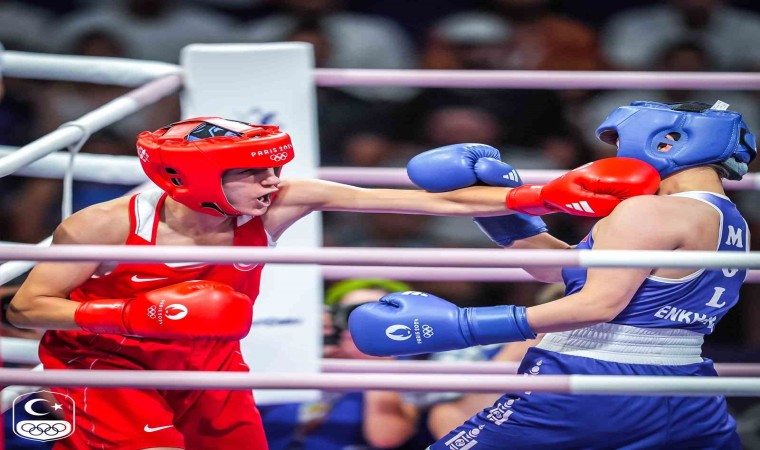 Milli boksör Hatice Akbaş, Paris Olimpiyatlarında yarı finalde