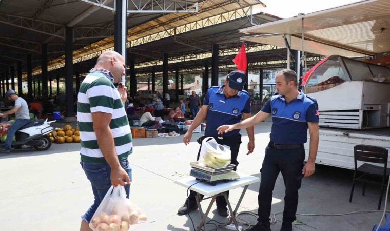 Nazilli zabıta ekiplerinden hassas denetim