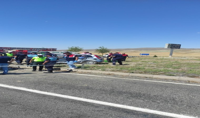 Nevşehirde trafik kazası: 1 ölü, 4 yaralı