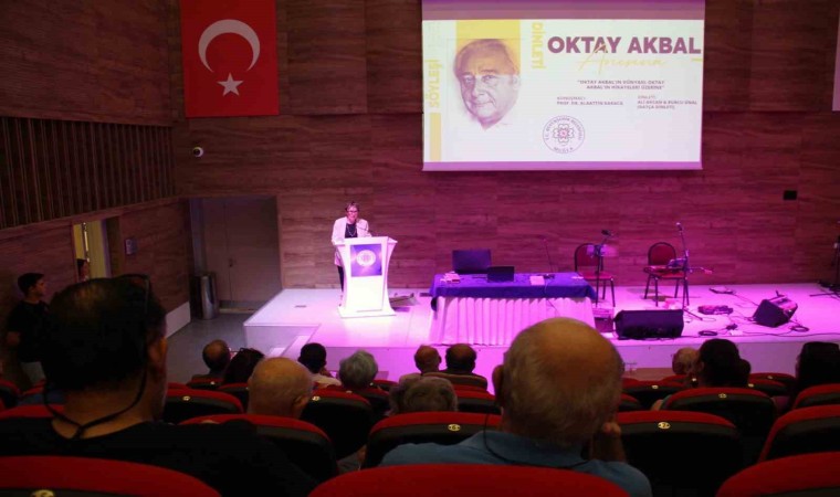 Oktay Akbal Muğlada anıldı