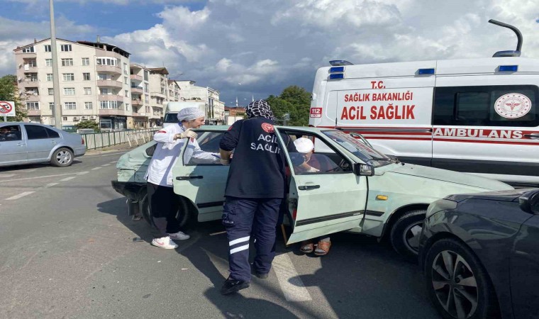 Orduda trafik kazası: 1 yaralı