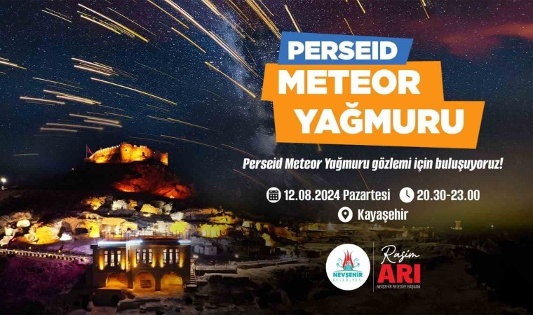 Perseid meteor yağmuru Kayaşehirde gözlemlenecek