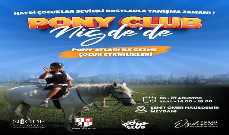 Pony Club Atları Niğdeye Geliyor