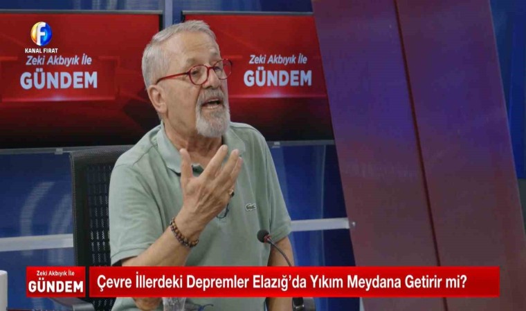 Prof. Dr. Naci Görür, “eli kulağında” diyerek uyardı