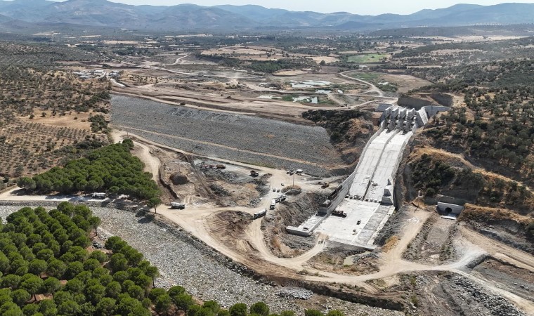 Reşitköy Barajında çalışmalar devam ediyor