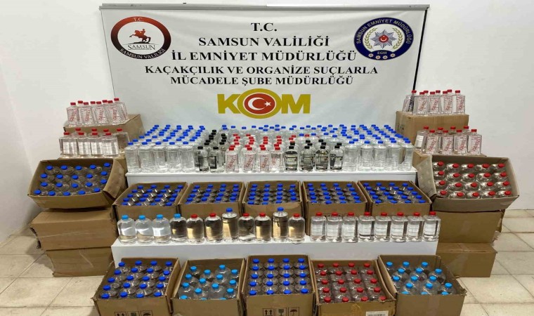 Samsunda 774 litre etil alkol ele geçirildi