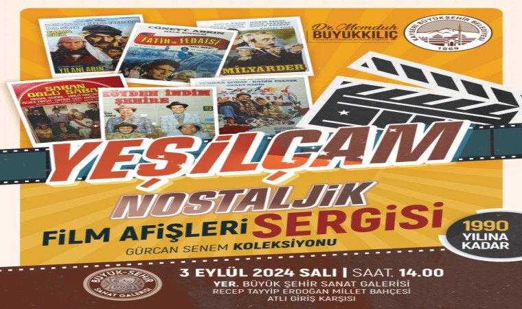 Sanat Galerisinden Yeşilçam Nostaljik Film Afişleri Sergisi