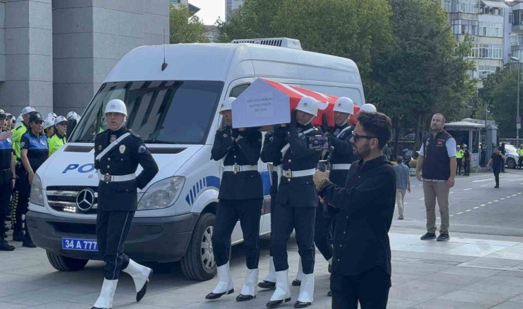 Şehit Polis Memuru Mustafa Peksoy için il emniyette cenaze töreni