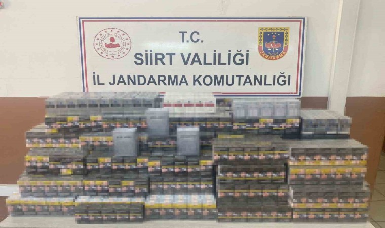 Siirtte 5 bin 55 paket kaçak sigara ele geçirildi