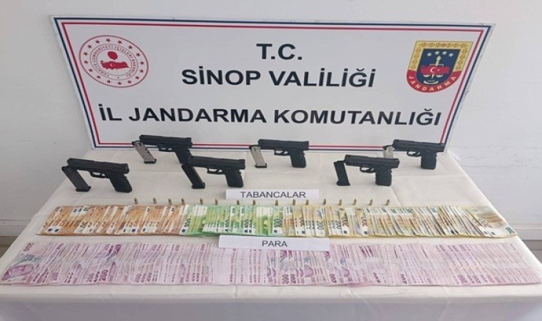 Sinopta silah kaçakçılarına operasyon