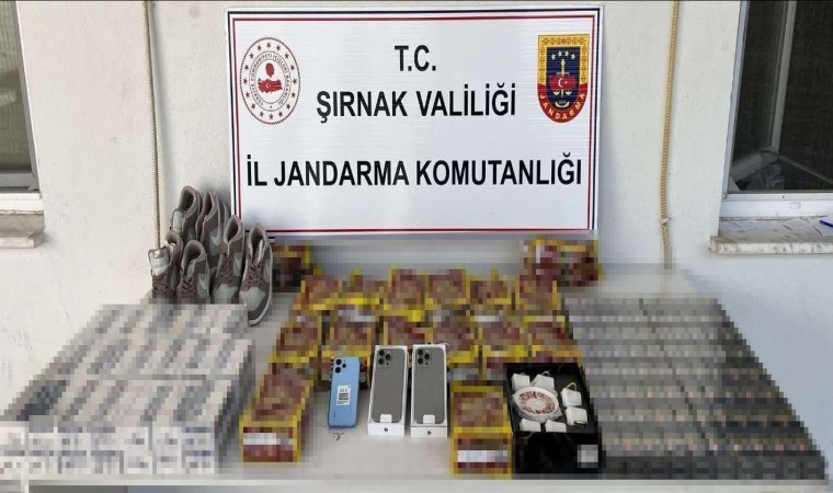 Şırnakta jandarmadan kaçakçılık operasyonu: 3 gözaltı