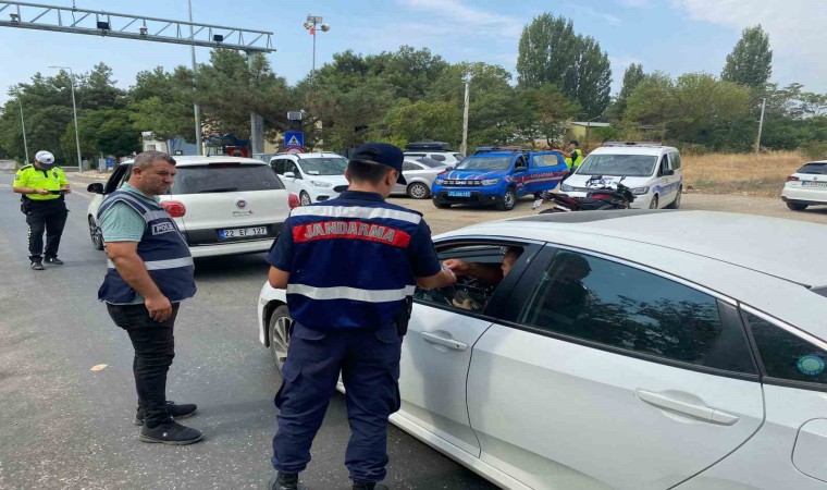 Süloğlunda emniyet ve jandarmadan ortak uygulama