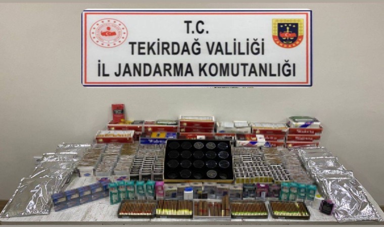 Tekirdağda kaçak sigara operasyonu