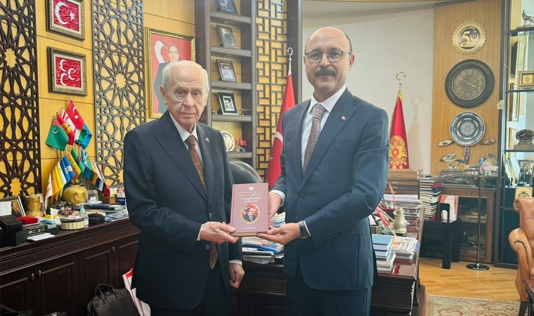 Türk Eğitim-Sen Genel Başkanı Geylandan, MHP Genel Başkanı Bahçeliye ziyaret