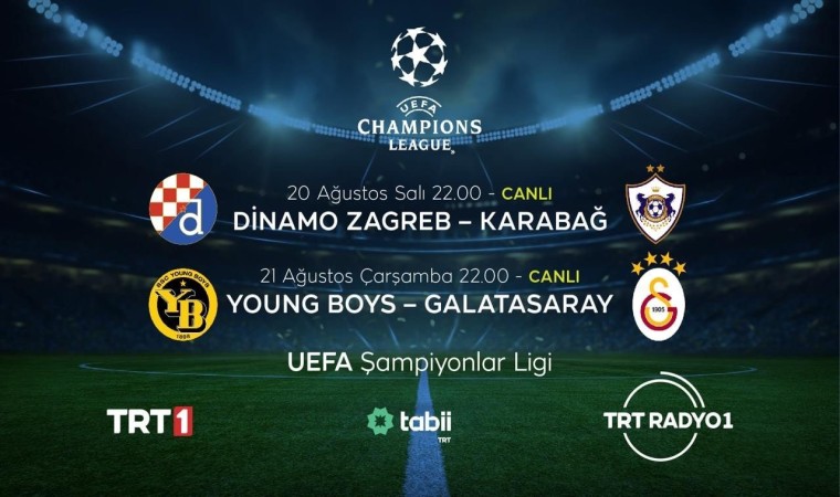 UEFA Şampiyonlar Ligi Play-Off heyecanı TRTde yaşanacak