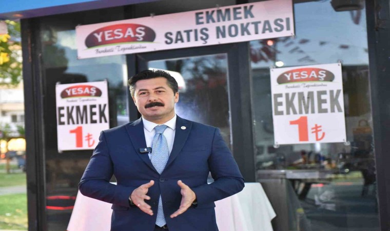 Yenişehirde ekmek 1 TLden satılmaya başlandı