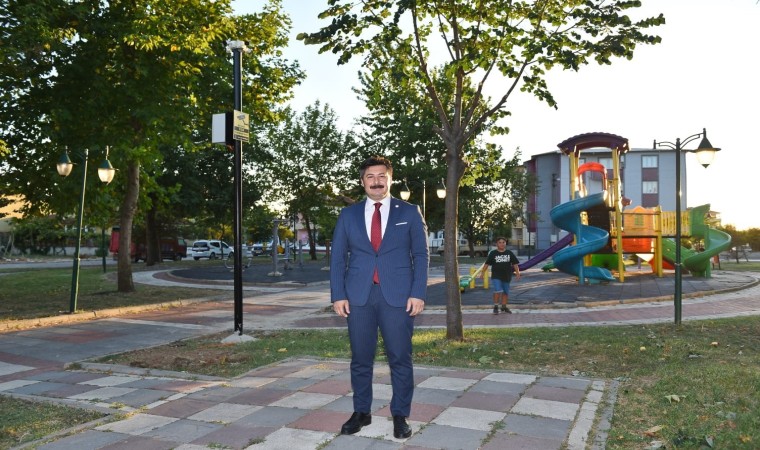 Yenişehirde parklar 7/24 gözetim altında