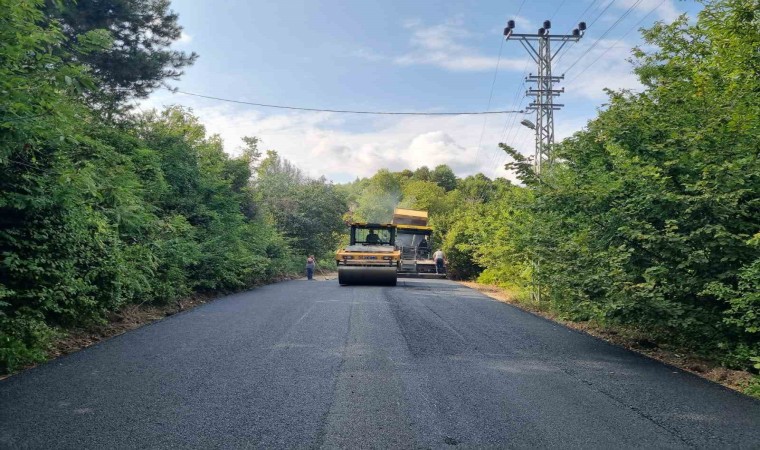 Zonguldakta köy yolu çalışmaları tamamlandı