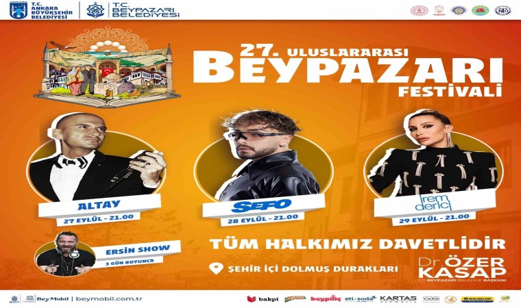 27. Uluslararası Beypazarı Festivali başlıyor