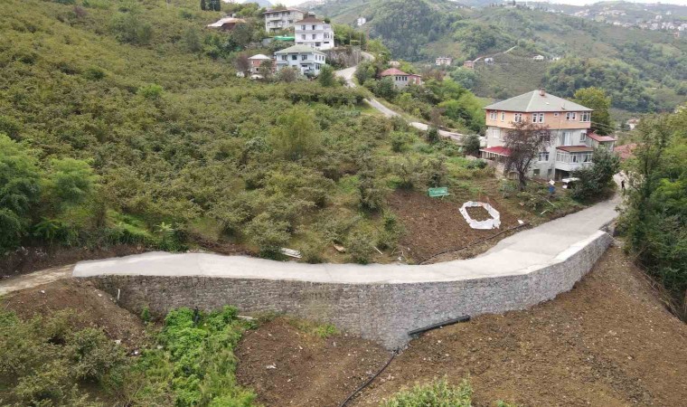 40 yıldır süren heyelan korkusundan kurtuldular