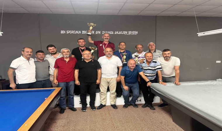 Afyonkarahisarda Üç Bant Bilardo İl Şampiyonası tamamlandı