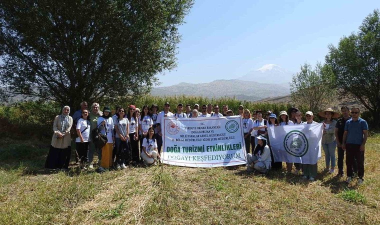 Ağrı Dağı Milli Parkında öğrencilere bilgilendirme yapıldı