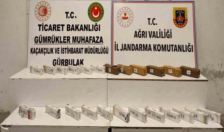 Ağrıda 12 kilo 616 gram esrar ele geçirildi