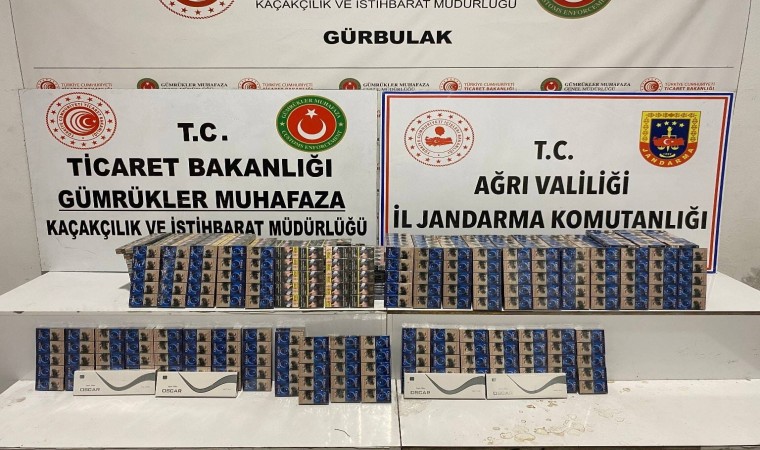 Ağrıda çok sayıda gümrük kaçağı sigara ele geçirildi