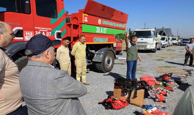 Ali Dağına yangın eylem planı