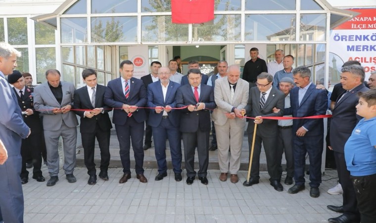 Aslanapa Örenköyde tadilatı tamamlanan Dörtyol Merkez Camii ibadete açıldı