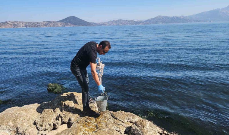 Aydında su ürünlerinin korunması için numuneler alındı