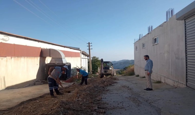 Babadağda alt ve üst yapı çalışmaları birlikte yürütülüyor