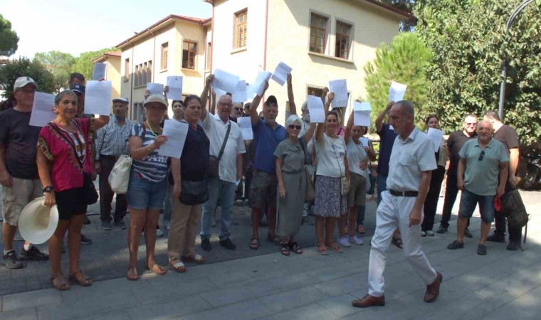 Balıkesirde çevreciler altın madeni işletmesine karşı çıktı